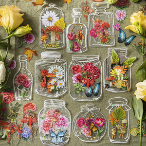 20pcs Handmade Transparent Dried Flower Bookmark_9