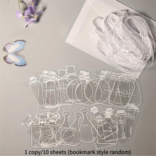 20pcs Handmade Transparent Dried Flower Bookmark_12