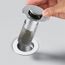 Anti-Odor Pop-Up Design Stainless Steel Sink Strainer & Stopper_2