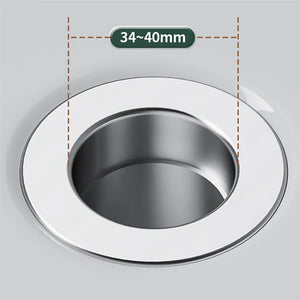 Anti-Odor Pop-Up Design Stainless Steel Sink Strainer & Stopper_8