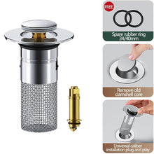 Anti-Odor Pop-Up Design Stainless Steel Sink Strainer & Stopper_7