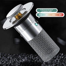 Anti-Odor Pop-Up Design Stainless Steel Sink Strainer & Stopper_6