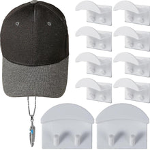 10pcs Self-Adhesive Multifunctional Hat Hooks For Wall_3