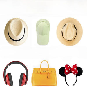 10pcs Self-Adhesive Multifunctional Hat Hooks For Wall_6