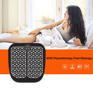 Physiotherapy Pulse Foot Massage Pad EMS Massager Foot Therapy Machine Fitness Fatgue Relaxations