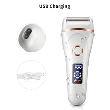 USB Electric Waterproof Hair Trimmer Epilator with LCD Display