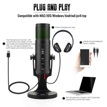 RGB USB Condenser Microphone for Gaming and Streaming