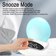 5-in-1 Multifunctional Digital Display Alarm Clock and LED Lamp