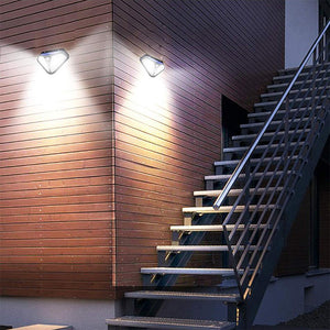 102 LED Solar Powered Body Sensor Wall Light Garden Lights