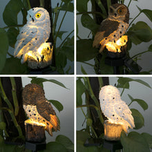 Solar Powered LED Outdoor Garden Owl Outdoor Decoration