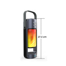 Flame Light Wireless Bluetooth Speaker and Charger for QI Phones