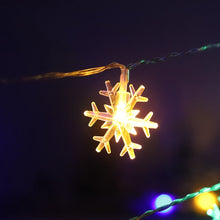 Battery Operated Snowflake LED String Light