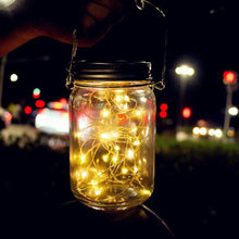 Solar Powered Mason Jar LED Decorative Fairy Lights Set