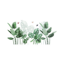 Green Plants Leaf Wall Stickers