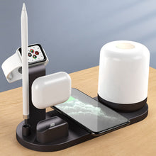 3 IN 1 Fast Wireless Charger Dock with LED Lamp