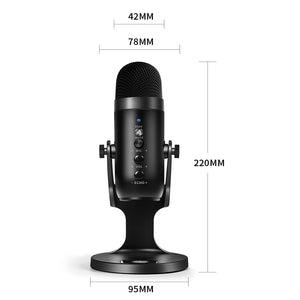 USB Condenser Microphone for PC Streaming and Recording