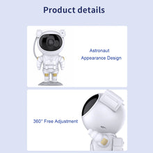 USB Plugged-in Astronaut Galaxy Starry Sky Light Projector