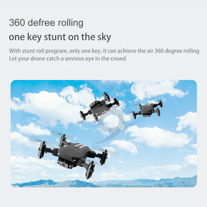 USB Rechargeable 4K Resolution Mini Folding Drone with Remote Control