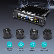 TPMS Solar Powered Wireless Tire Pressure Monitor External Tire Monitoring System