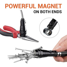 Battery Operated Magnetic Pick-up Tool and Flash Light