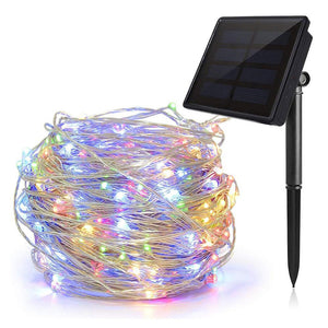 20M 200LEDs Solar String Lights Outdoor Garden Waterproof Lights with Color Options