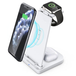 3-in-1 Multi-function Wireless Charger For Apple Mobile Phone Headset Watch Wireless Charger Fast Charging