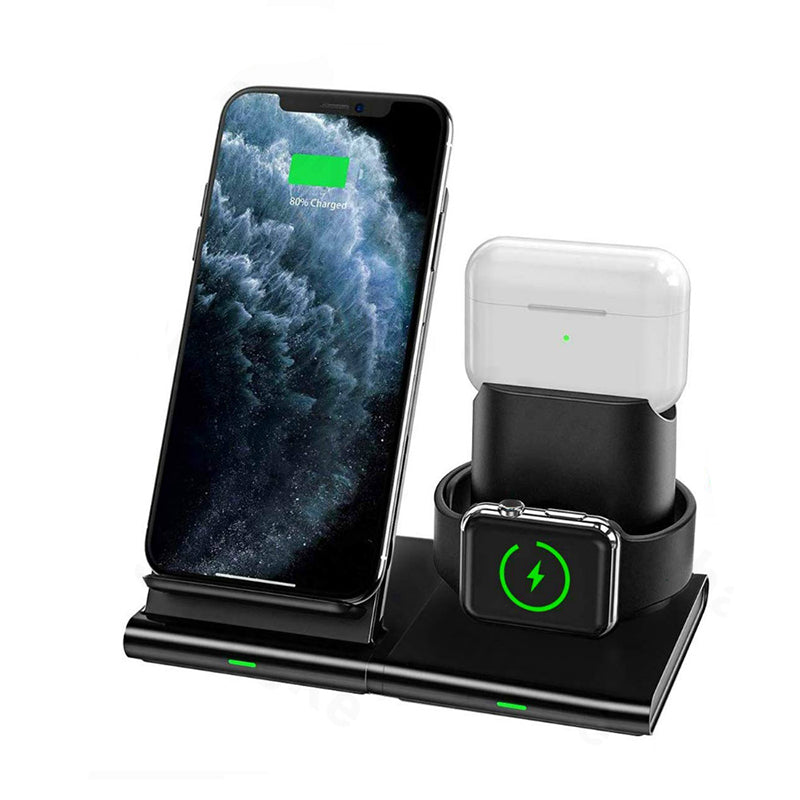 3 in 1 Bracket Magnetic Suction Wireless Charger