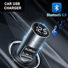 Wireless Car Bluetooth Transmitter and Charger Column Style