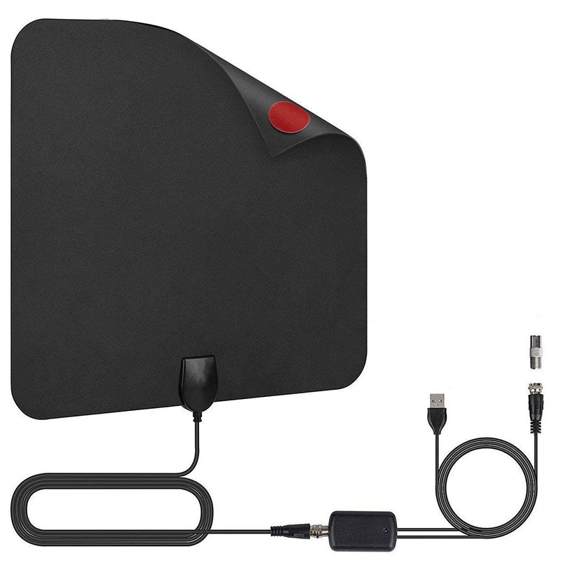 2020 Newest Indoor Amplified Digital TV Antenna 60 Miles Range Signal Booster for 4K Free Local Channels