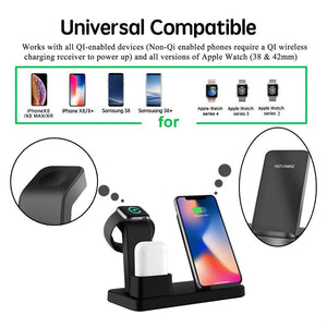 3-in-1 Wireless Charger Suitable for Apple Phone Watch