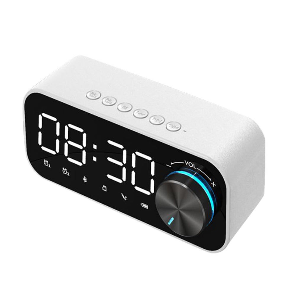 B126 Multifunctional BT 5.0 Speaker Subwoofer LED Alarm Clock