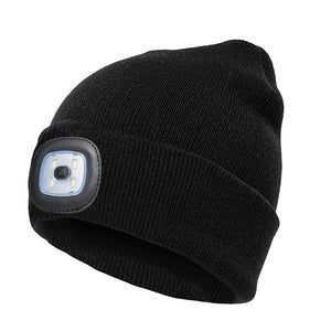 4 LED Lighting Cap Knitted Beanie Hat