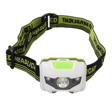 T16 Multi-functional 2+1 Headlight Protection Head-Mounted Flashlight Torch