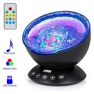 Upgraded Remote Controlled Ocean Light Projector Hypnotic Lightwave Style