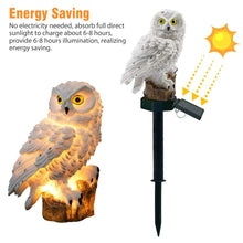 Solar Powered LED Outdoor Garden Owl Outdoor Decoration