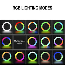 26cm RGB LED Selfie Ring Fill Light with Tripod