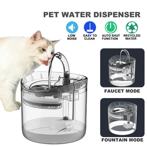 USB Interface Automatic Induction Pet Drinking Water Fountain