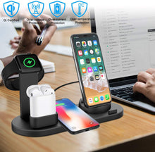 4 in 1 Rotatable Charging Dock with Wireless Charging