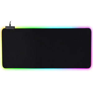 RGB LED Non-Slip Luminous Mouse Pad for Gaming PC Keyboard