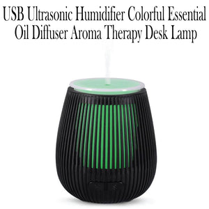 USB Ultrasonic Humidifier Colorful Essential Oil Diffuser Aroma Therapy Desk Lamp