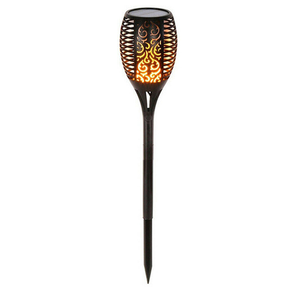 12 LED Light Solar Powered Flame Torch Decorative Light