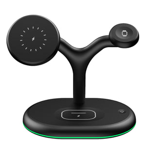 3-in-1 Magnetic Wireless Charging Station 15W Mag-Safe