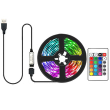 USB LED Colour Changing Strip Lights with Remote Control