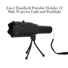 2-in-1 Holiday 12 Slide Projector Light and Flashlight- USB Interface_5