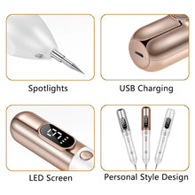 9 Speed LCD Display Mole Pimple Tag Tattoo Remover- USB Charging_6