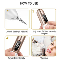 9 Speed LCD Display Mole Pimple Tag Tattoo Remover- USB Charging_9