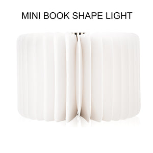 USB Rechargeable 3 Colors 3D Creative Foldable LED Book Night Light_5