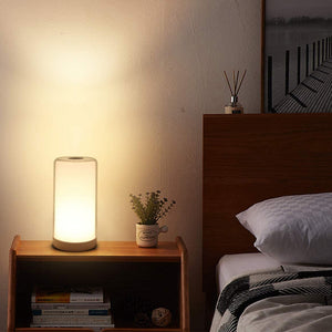 LED Touch Control Dimmable Bedside Night Light USB Plugged-in Lamp_4