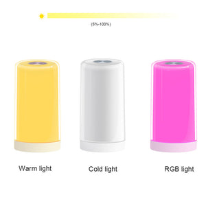 LED Touch Control Dimmable Bedside Night Light USB Plugged-in Lamp_9