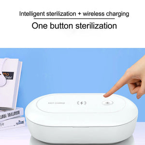 3-in-1 Wireless Charger and UVC Disinfecting Box- USB Plugged-in_4